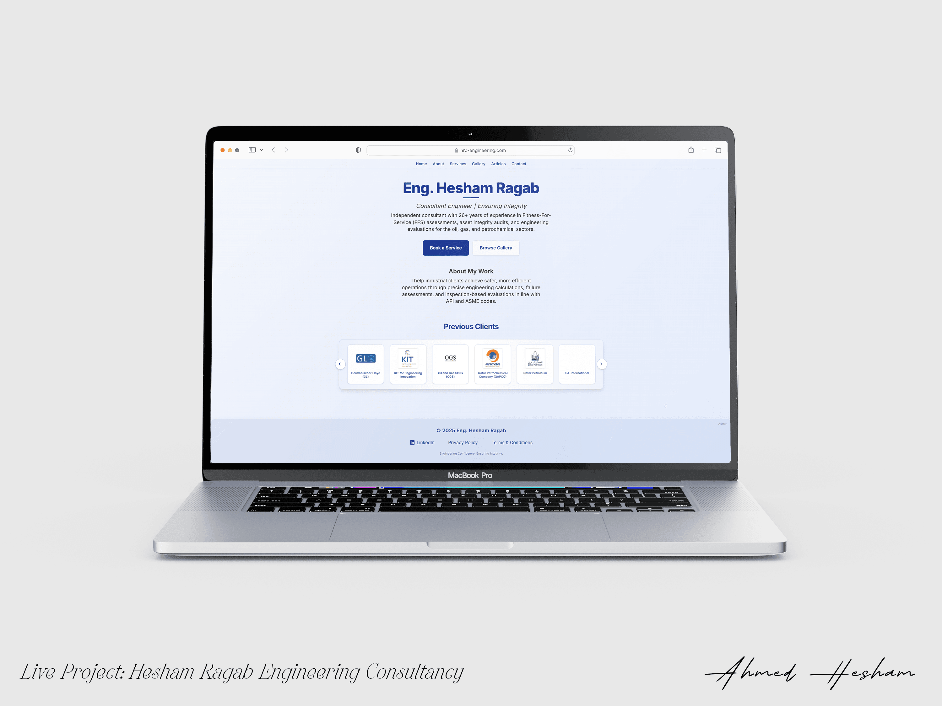 Engineering Consultancy Website